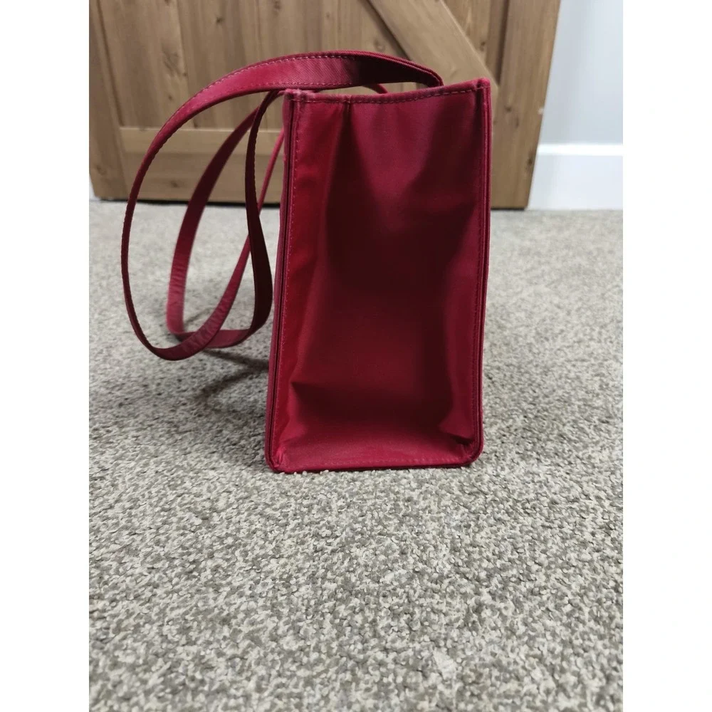 Kate Spade New York Vintage Y2K Red Nylon Shoulder Bag‎ Tote Rectangular